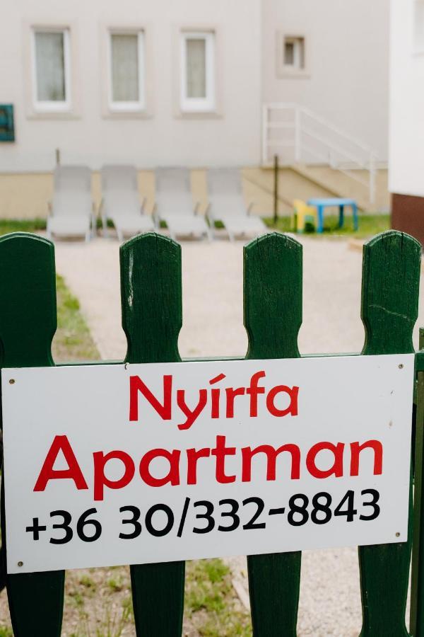 Nyirfa Apartman Vonyarcvashegy Eksteriør billede